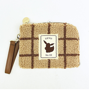 ポケットモンスター イーブイ ディリーパスケース もこもこサガラシリーズ (ブラウン) ポケモン