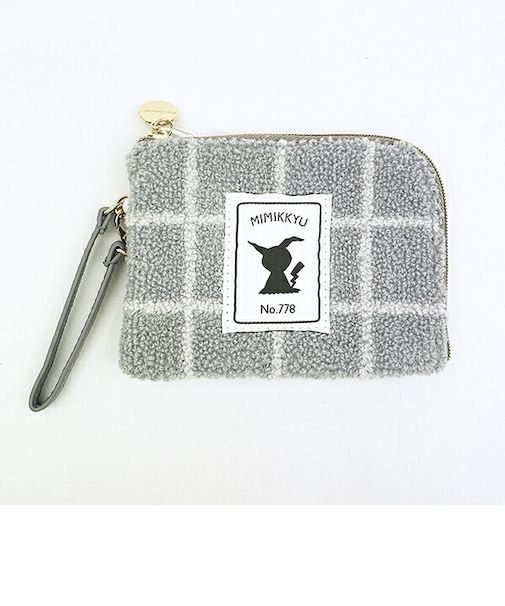 ポケットモンスター ミミッキュ ディリーパスケース もこもこサガラシリーズ (グレー) ポケモン