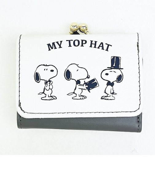 スヌーピー 帽子 3つ折り財布 SNOOPY