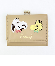 スヌーピー 3つ折り財布 (ブラウン) SNOOPY