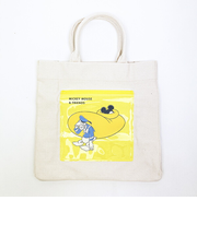 ディズニー ミッキー&ドナルド トートバッグ イエロー Disney