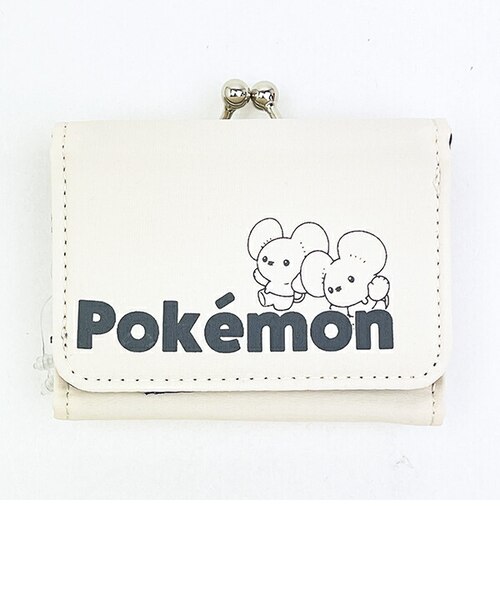 ポケットモンスター ワッカネズミ 3つ折り財布 (アイボリー) ポケモン