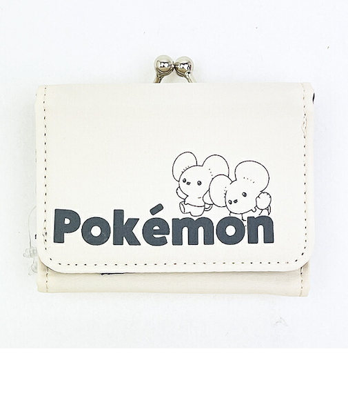 ポケットモンスター ワッカネズミ 3つ折り財布 (アイボリー) ポケモン