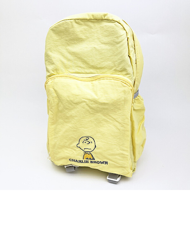 スヌーピー チャーリーブラウン パッカブルリュック アップリケ刺繍 SNOOPY