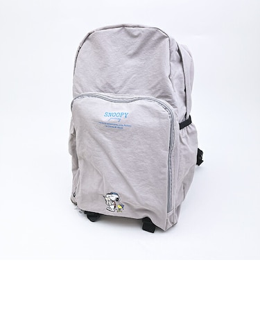 スヌーピー 超軽量たためるリュック グレー ジャーニー SNOOPY