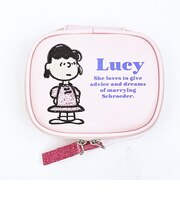 スヌーピー ルーシー アクセサリーケース (アップリケ) SNOOPY
