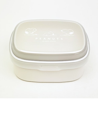 スヌーピー ワンタッチ2段ランチボックス (テーブル) 日本製 SNOOPY