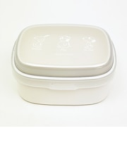 スヌーピー ワンタッチ2段ランチボックス (サイドウェイピーナッツ) 日本製 SNOOPY