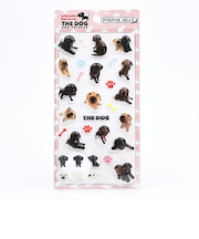 THE DOG ラブラドルレトリバー ぷくぷくジェリーシール 立体シール 犬 文具