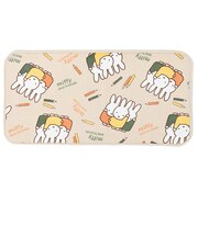 ミッフィー miffy ラグマット【45cm×90cm】 フルフラワー インテリア