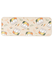 ミッフィー miffy ラグマット【45cm×120cm】 フルフラワー インテリア