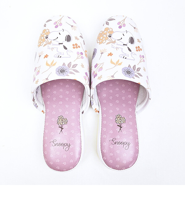 スヌーピー 拭けるPVCスリッパ ブロッサム SNOOPY