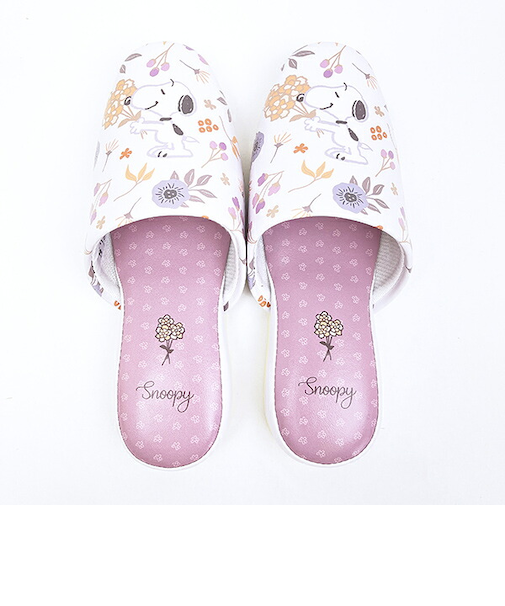 スヌーピー 拭けるPVCスリッパ ブロッサム SNOOPY