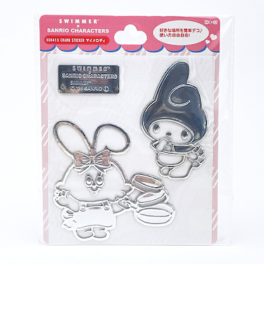 SWIMMER(スイマー) × サンリオ マイメロディ チャームステッカー カー用品 Sanrio