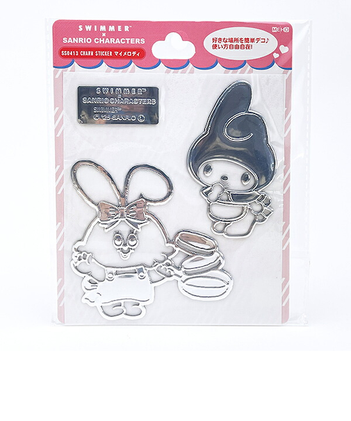 SWIMMER(スイマー) × サンリオ マイメロディ チャームステッカー カー用品 Sanrio