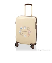 ちいかわ ジッパータイプ スーツケース  ( ベージュサークル)  Sサイズ