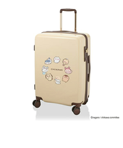ちいかわ ジッパータイプ スーツケース ( ベージュサークル) Mサイズ