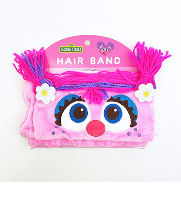 セサミストリート アビー ヘアバンド ピンク