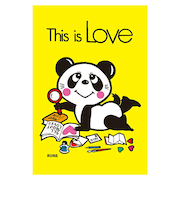 内藤ルネ This is Love ポストカード 文具