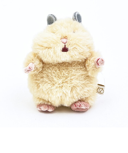 はむにぎり　おもち　きなこ　りぶはあと　タグ付き未使用品 はむにぎり きなこ マスコット ぬいぐるみ りぶはあと｜パーフェクト