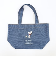 スヌーピー トートバッグ ボウタイ ネイビー ランチ SNOOPY