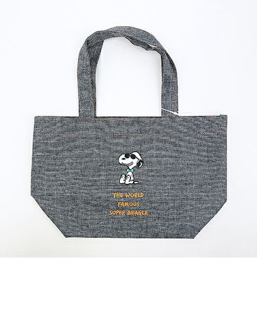 スヌーピー ジョークール トートバッグ ボウタイ ブラック ランチ SNOOPY