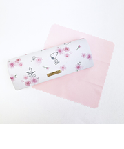 スヌーピー 眼鏡ケース ホワイト ふんわり桜 SNOOPY