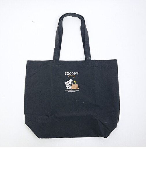 スヌーピー 超軽量トートバッグ ジャーニー ブラック SNOOPY