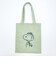スヌーピー チェックリバーシブルトートバッグ グリーン SNOOPY