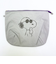 スヌーピー ジョークール チェックリバーシブルポーチ グレー SNOOPY