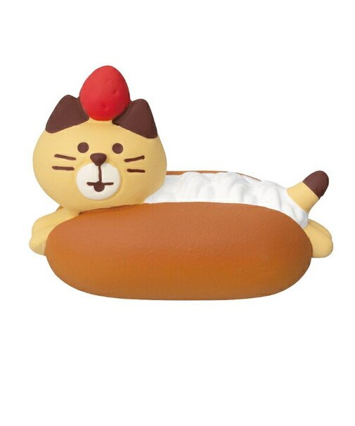 デコレ(DECOLE) コンコンブル やまねこベーカリーまったりパンまつり にゃんコッペ フィギュア 置物