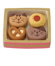 デコレ(DECOLE) コンコンブル Bonjour chocolat ねこねこクッキーＢＯＸ フィギュア 置物