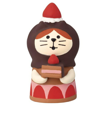 デコレ(DECOLE) コンコンブル 洋菓子コンブルジャンボないちごフェア ねこずきん チョコケーキ フィギュア 置物