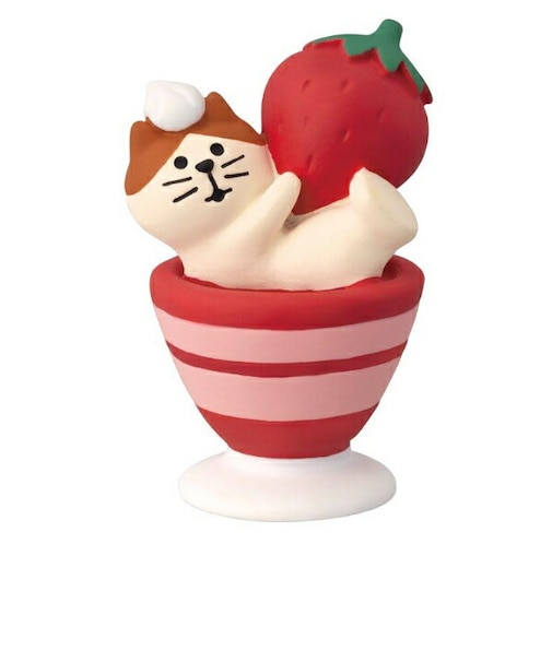 デコレ(DECOLE) コンコンブル 洋菓子コンブルジャンボないちごフェア いちごパンニャコッタ フィギュア 置物