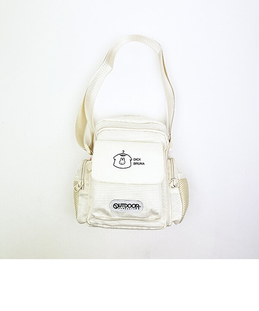 ミッフィー miffy OUTDOOR PRODUCTS ショルダーバッグ (オフホワイト)
