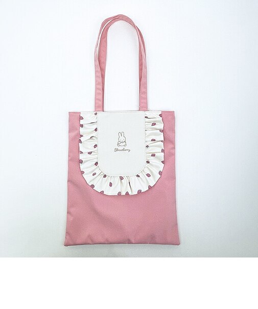 ミッフィー miffy フリルトートバッグ ( ピンク) フリルシリーズ