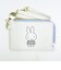 ミッフィー miffy フラグメントケース ( オフホワイト) カードケース フラワードレス柄 小物シリーズ
