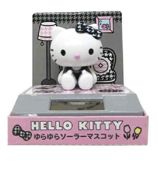 サンリオ サンリオ ハローキティ ゆらゆらソーラーマスコット 千鳥格子 Sanrio