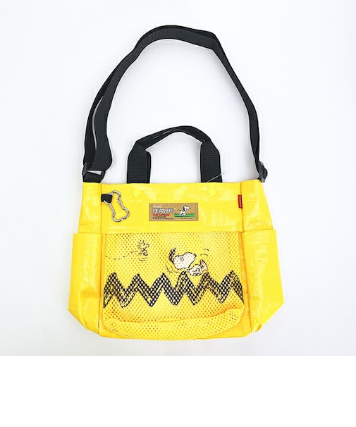 スヌーピー 2WAYショルダートートバッグ (イエロー) ルートート ROOTOTE SNOOPY