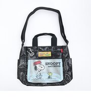 スヌーピー 2WAYショルダートートバッグ (ブラック) ルートート ROOTOTE SNOOPY