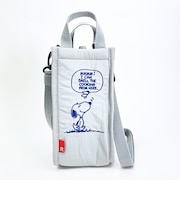スヌーピー 2WAYボトルショルダートートバッグ (グレー) ランチ ルートート ROOTOTE SNOOPY