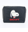 スヌーピー アップリケ刺繍 スクエアポーチ ブラック SNOOPY