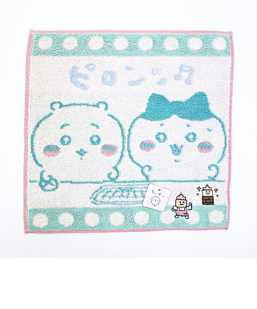 ちいかわ ピロン タオルハンカチ アイボリー