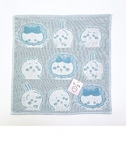 ちいかわ 汁はねガード ウォッシュタオル ブルー