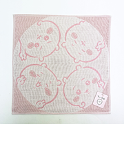 ちいかわ ピース ウォッシュタオル ピンク