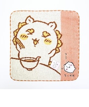 ちいかわ イエロー！！ タオルハンカチ オレンジ