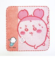 ちいかわ 運んでる タオルハンカチ ピンク