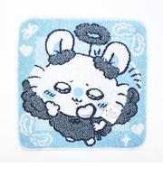 ちいかわ エンジェル タオルハンカチ ブルー