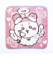 ちいかわ エンジェル タオルハンカチ ピンク