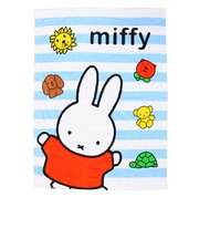 ミッフィー miffy プリントお昼寝ケット (おともだち) タオルケット 保育園 ベビー キッズ
